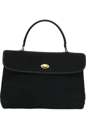 Bally Pre-owned, Dame, Sort, ONE SIZE, Nylon, Pre-owned nylon hndtasker