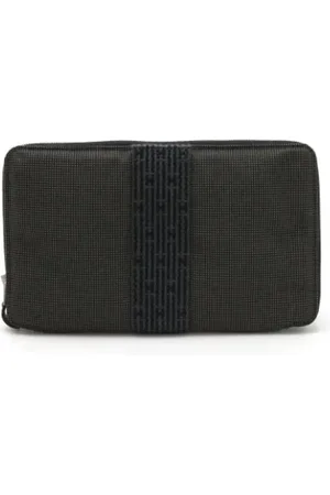 Hermès Pre-owned, Herre, Grå, ONE SIZE, Tyl, Pre-owned Canvas punge