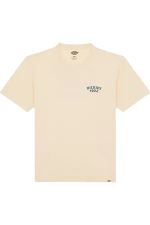 Dickies Top, Herre, , L, Bomuld, Mekaniker Kortærmet T-shirt i Majshalm