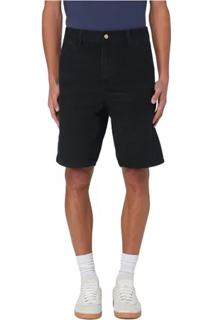 Carhartt Shorts, Herre, Sort, W33, Uld, Sort Holdbar Knæ Kort Stilfuld