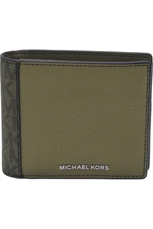 Michael Kors Tilbehør, Herre, Grøn, ONE SIZE, Uld, Stilfulde Punge & Kortholdere