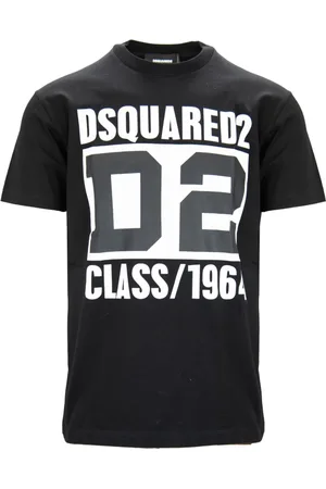Dsquared2 Top, Herre, Sort, S, Bomuld, Grafisk Print Bomuld Herre T-Shirt