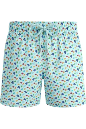 Vilebrequin Badetøj, Herre, Blå, 2XL, Polyester, Ultra-let badeshorts med hurtigtørrende