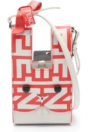 Fendi Pre-owned, Dame, Rød, ONE SIZE, Uld, Pre-owned Laeder hndtasker