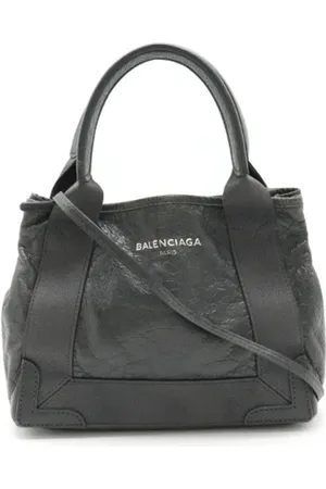 Balenciaga Pre-owned, Dame, Grå, ONE SIZE, Uld, Pre-owned Laeder totes