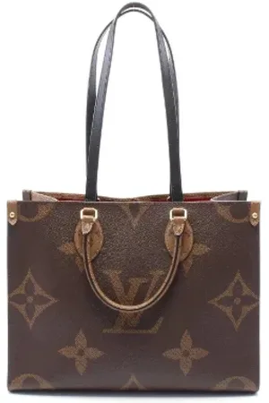 LOUIS VUITTON Pre-owned, Dame, Brun, ONE SIZE, Uld, Pre-owned canvas tasker