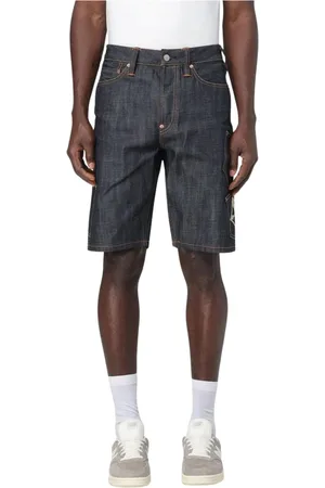 Evisu Shorts, Herre, Blå, W29, Denim, Moderne Denim Shorts