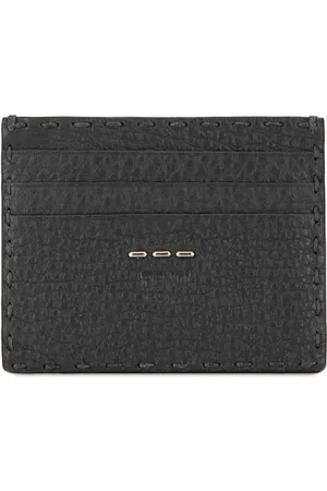 Fendi Pre-owned, Dame, Sort, ONE SIZE, Tyl, Pre-owned Laeder punge