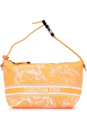 Dior Pre-owned, Dame, , ONE SIZE, Nylon, Pre-owned Laeder hndtasker