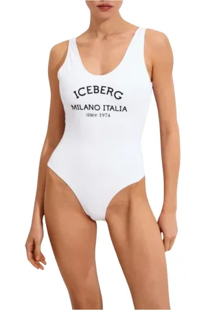 Iceberg Badetøj, Dame, Hvid, XS, Polyester, Milano Etdelt Kostume Hvid