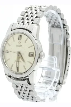 Omega Pre-owned, Herre, Grå, ONE SIZE, Pre-owned Rustfrit stal watches
