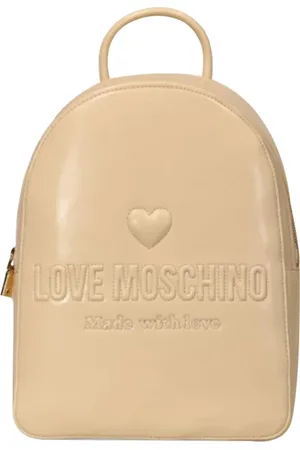 Moschino Taske, Dame, , ONE SIZE, Læder, Ivory Rygsæk Elegant Stil Funktionalitet