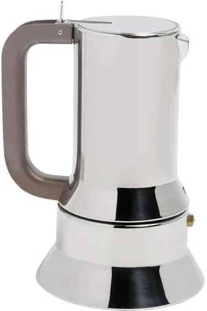 Alessi Home, unisex, Grå, ONE SIZE, Espresso Kaffemaskine Rustfrit Brun