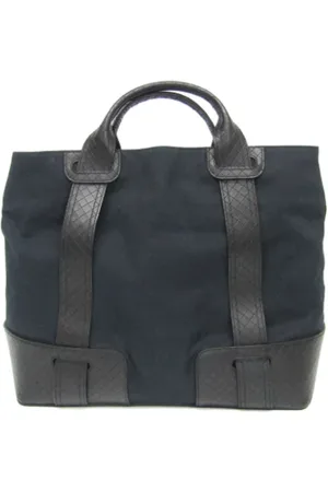 Bottega Veneta Pre-owned, Dame, Sort, ONE SIZE, Tyl, Pre-owned canvas håndtasker