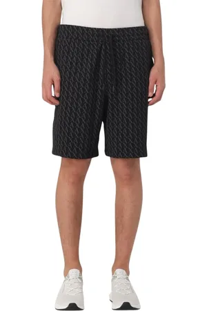 Armani Exchange Shorts, Herre, Sort, M, Bomuld, Logo Print Herre Shorts