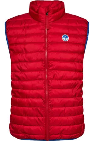 North Sails Jakke, Herre, Rød, 3XL, Bomuld, Vindtæt Crozet Vest Outdoor Tech