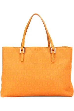 Fendi Pre-owned, Dame, , ONE SIZE, Uld, Pre-owned Canvas totes