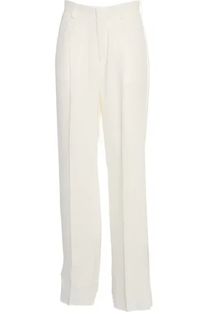 Saulina Bukser, Dame, Hvid, XS, Polyester, Latte Pantalone Bukser til Kvinder