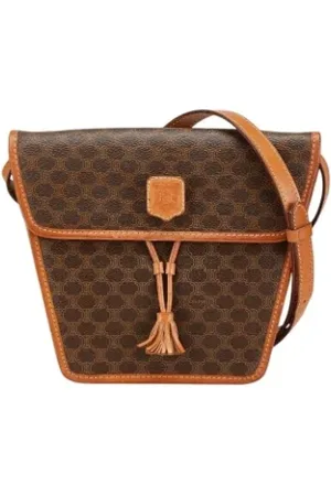 Céline Pre-owned, Dame, Brun, ONE SIZE, Uld, Pre-owned Laeder celine-tasker