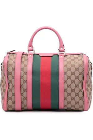 Gucci Pre-owned, Dame, Brun, ONE SIZE, Uld, Pre-owned Canvas gucci-tasker