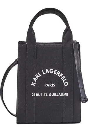 Karl Lagerfeld Taske, Dame, Sort, ONE SIZE, Bomuld, K/Rsg Square Small Tote