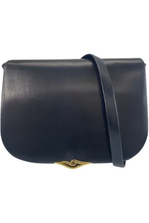 Cartier Pre-owned, Dame, Blå, ONE SIZE, Uld, Pre-owned Laeder crossbody-tasker