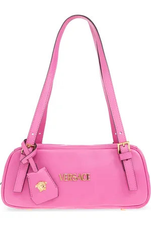 VERSACE Taske, Dame, Lyserød, ONE SIZE, Uld, Skuldertaske med logo