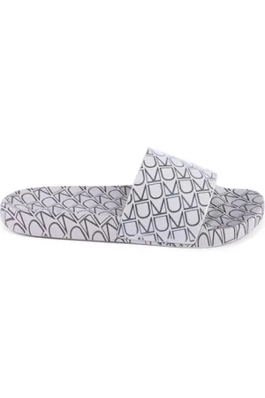 Calvin Klein Sko, Dame, Brun, 41 EU, Brun Monogram Mønster Slide