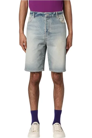 Kenzo Shorts, Herre, Blå, W30, Denim, Blå Denim Shorts