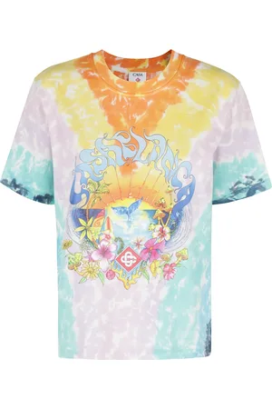 Casablanca Top, Dame, Flerfarvet, S, Bomuld, Tie Dye Multifarvet T-Shirt Kortærmet