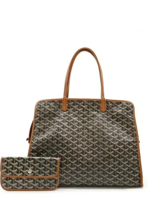 GOYARD Pre-owned, Dame, Sort, ONE SIZE, Uld, Pre-owned Stof ringe