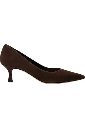 Parallèle Sko, Dame, Brun, 38 1/2 EU, Læder, Rosa