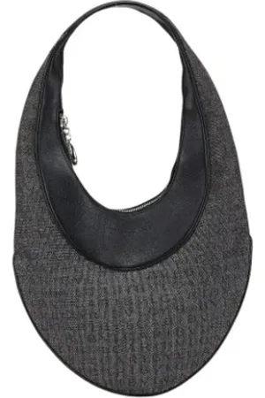 Bvlgari Pre-owned, Dame, Sort, ONE SIZE, Denim, Pre-owned Denim hndtasker