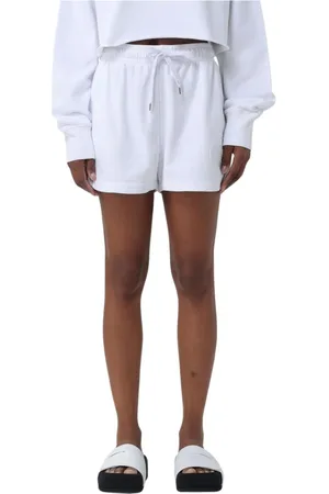 Stella McCartney Shorts, Dame, Hvid, XS, Bomuld, Snørelukning Bomuldsshorts