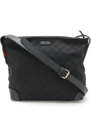 Gucci Pre-owned, Dame, Sort, ONE SIZE, Uld, Pre-owned Laeder gucci-tasker