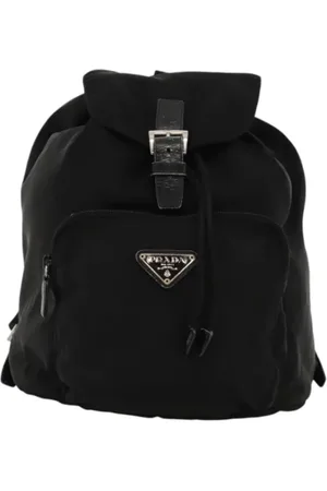 Prada Pre-owned, Dame, Sort, ONE SIZE, Nylon, Pre-owned nylon rygsaekke