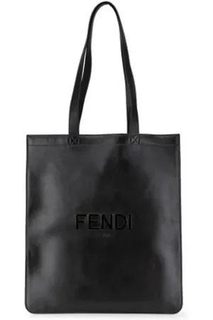 Fendi Pre-owned, Dame, Sort, ONE SIZE, Uld, Pre-owned Laeder fendi-tasker