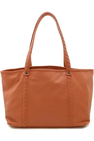 Bottega Veneta Pre-owned, Dame, Lyserød, ONE SIZE, Uld, Pre-owned Laeder skuldertasker