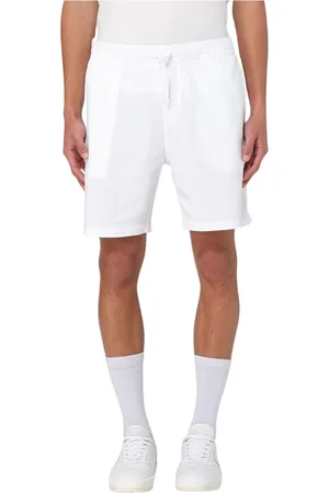 Ralph Lauren Shorts, Herre, Hvid, L, Blå Klassiske Sweatshorts