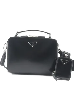 Prada Pre-owned, Herre, Sort, ONE SIZE, Uld, Pre-owned Laeder prada-tasker
