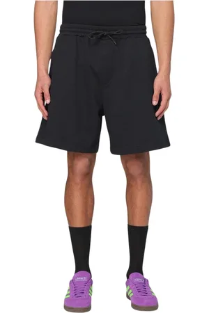 Msgm Shorts, Herre, Sort, S, Bomuld, Sorte afslappede sweatshorts
