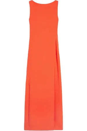 Max Mara Kjole, Dame, Rød, 2XS, Polyester, Rød Draperet Kjole med Juvel Detalje