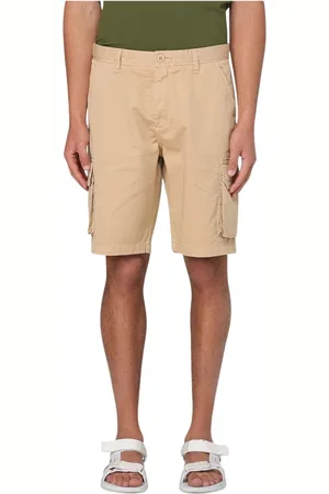 sun68 Shorts, Herre, , W32, Uld, Stilfulde Cargo Shorts med Flere Lommer