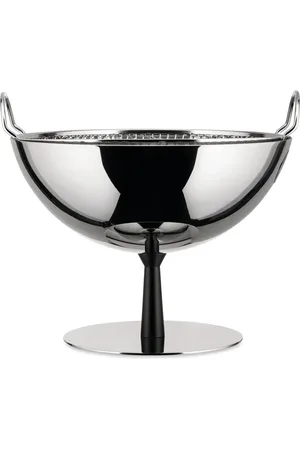 Alessi Home, unisex, Grå, ONE SIZE, Frugtskål Dræner Stål Antracit