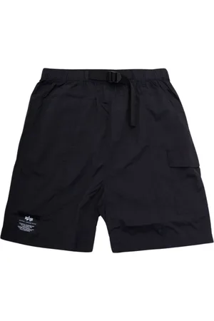 Alpha Industries Shorts, Herre, Sort, L, Nylon, Nylon Cargo Bukser Sort
