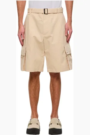 Jacquemus Shorts, Herre, , L, Bomuld, Sorte Cargo Shorts til Mænd