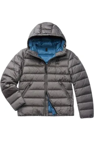 Blauer Jakke, Herre, Grå, 3XL, Uld, Dunjakke