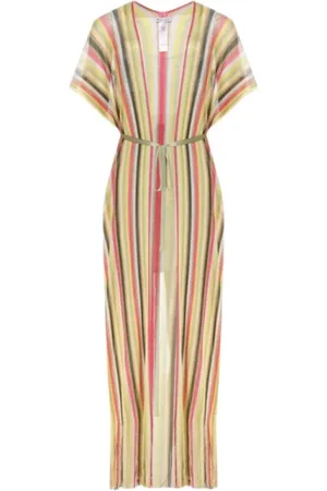 Beliza Badetøj, Dame, Flerfarvet, ONE SIZE, Polyester, Stribet Grøn Strikvest