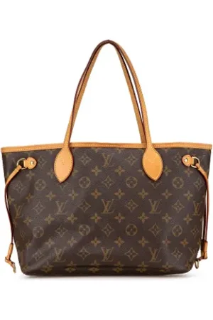 LOUIS VUITTON Pre-owned, Dame, Brun, ONE SIZE, Tyl, Pre-owned Canvas totes