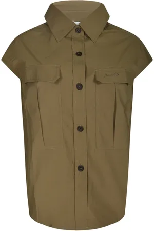 P.A.R.O.S.H. Bluser & Skjorter, Dame, Grøn, S, Beige Skjorte Kollektion
